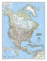 Noord Amerika, politiek, 91 x 118 cm