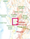 Wegenkaart - landkaart Sunshine Coast - British Columbia | ITMB