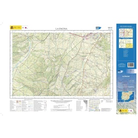 Topografische kaart 525-IV La Encina | CNIG - Instituto Geográfico Nacional1