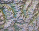 Reliëfkaart Hautes Pyrenées met voelbaar 3D Relief 113 x  80 cm (9782758534587) | IGN - Institut Géographique National