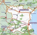 Wegenkaart - landkaart 344 Aude - Pyrenees Orientales | Michelin