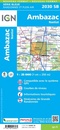 Wandelkaart - Topografische kaart 2030SB Ambazac | IGN - Institut Géographique National