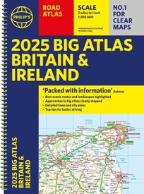 Wegenatlas Big Atlas Britain & Ireland 2024  A3-Formaat | Philip's Maps