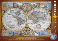 Wereld antiek vintage - Antique World Map