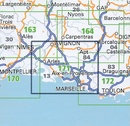 Fietskaart - Wegenkaart - landkaart 171 Marseille - Avignon | IGN - Institut Géographique National