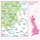 Wandelkaart - Topografische kaart 044 Landranger Ballater & Glen Clova | Ordnance Survey