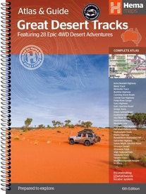 Wegenatlas Great Desert Tracks Atlas & Guide Australia  | Ringband |A4 | Hema Maps