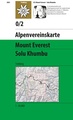 Wandelkaart 0/2 Alpenvereinskarte Mount Everest | Solo Khumbu | Chomolongma | Alpenverein