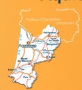 Wegenkaart - landkaart 524 Aquitaine 2024 | Michelin