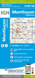 Wandelkaart - Topografische kaart 2428SB Montluçon | IGN - Institut Géographique National