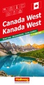 Wegenkaart - landkaart Canada West | Hallwag