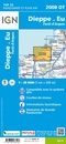 Wandelkaart - Topografische kaart 2008OT Dieppe - Envermeu - Fresnoy - Folny | IGN - Institut Géographique National