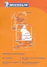 Overzicht wegenkaarten Engeland - Michelin 1:400.000