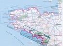Wandelkaart - Wegenkaart - landkaart Sentier des Douaniers - Bretagne sud GR34 | IGN - Institut Géographique National