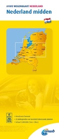 Wegenkaart - landkaart Wegenkaart Nederland Midden | ANWB Media