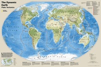 Dynamic earth plate tectonics, 92 x 61 cm