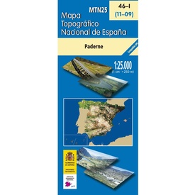 Topografische kaart 46-I Paderne | CNIG - Instituto Geográfico Nacional