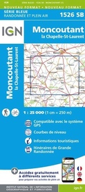 Wandelkaart - Topografische kaart 1526SB Moncoutant - La Chapelle-Saint-Laurent | IGN - Institut Géographique National