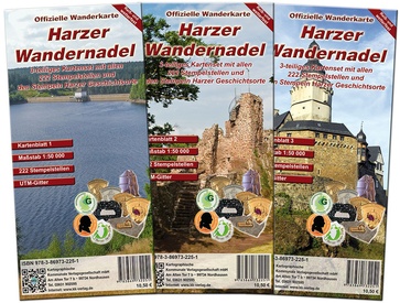 Wandelkaart Harzer Wandernadel | Kartographische Kommunale Verlagsgesellschaft