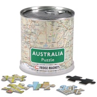 Australia city puzzle magnets