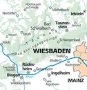 Wandelkaart 51 Outdoorkarte Rheingau Westlicher Taunus | Kümmerly & Frey