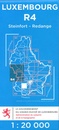 Wandelkaart - Topografische kaart R4 Luxemburg Steinfort - Redange - Septfontaines | Topografische dienst Luxemburg