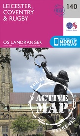 Wandelkaart - Topografische kaart 140 Landranger Active Leicester / Coventry / Rugby | Ordnance Survey