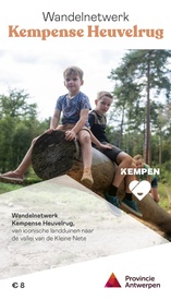 Wandelknooppuntenkaart Wandelnetwerk BE Kempense Heuvelrug | Provincie Antwerpen Toerisme