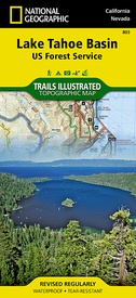Wandelkaart - Topografische kaart 803 Lake Tahoe Basin | National Geographic