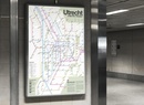 Wandkaart - Stadsplattegrond Utrecht Metrokaart - Metro Transit Map | Victor van Werkhoven