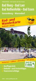 Wandelkaart 0105 Bad Iburg - Bad Laer - Bad Rothenfelde - Bad Essen | Publicpress