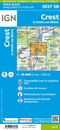Wandelkaart - Topografische kaart 3037SB Crest – La Voulte-sur-Rhône | IGN - Institut Géographique National