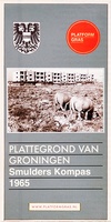 Plattegrond van Groningen - Smulders Kompas 1965