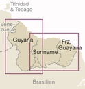 Wegenkaart - landkaart Guyana, Suriname, Frans Guyana | Reise Know-How Verlag