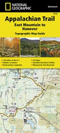 Wandelgids 1510 Topographic Map Guide Appalachian Trail – East Mountain to Hanover  | National Geographic