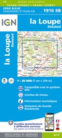 Wandelkaart - Topografische kaart 1916 SB - Serie Bleue La Loupe - Rémalard | IGN - Institut Géographique National