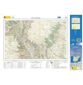 Topografische kaart 950-III Los Laneros | CNIG - Instituto Geográfico Nacional1