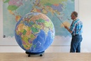 Wereldbol - Globe - Krukje Zitglobe met wereldkaart | Zitbal | Balance Planet