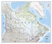 Wandkaart Canada, 97 x 82 cm | National Geographic