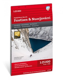 Wandelkaart Hoyfjellskart Narvik: Frostisen - Nuorjjovárri | Calazo