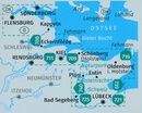 Wandelkaart 724 Ostseeküste | Kompass