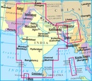 Wegenkaart - landkaart India | Gizi Map