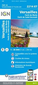 Wandelkaart - Topografische kaart 2214ET Versailles, Forêts de Marly et de St-Germain | IGN - Institut Géographique National