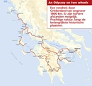 Fietsgids Griekenland - Greek Odyssey on two wheels | Benjaminse Uitgeverij