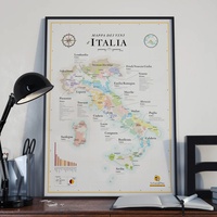 Italy Wine map | 50 x 70 cn