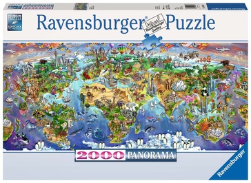 Legpuzzel Wonderen van de wereld Panorama | Ravensburger