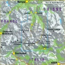 Wandelkaart Tour du Saint-Bernard | L'Escursionista editore