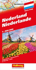 Wegenkaart - landkaart Nederland - Niederlande | Hallwag
