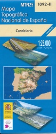 Topografische kaart 1092-2 Candelaria | CNIG - Instituto Geográfico Nacional