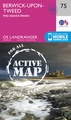 Wandelkaart - Topografische kaart 75 Landranger Active Berwick-upon-Tweed | Ordnance Survey